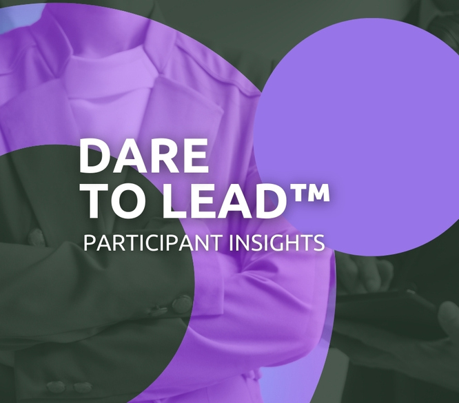 Blog Image - with title: Participant Interview - Dare to Lead