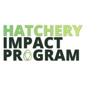 Hatchery Impact Program Logo in Green Text